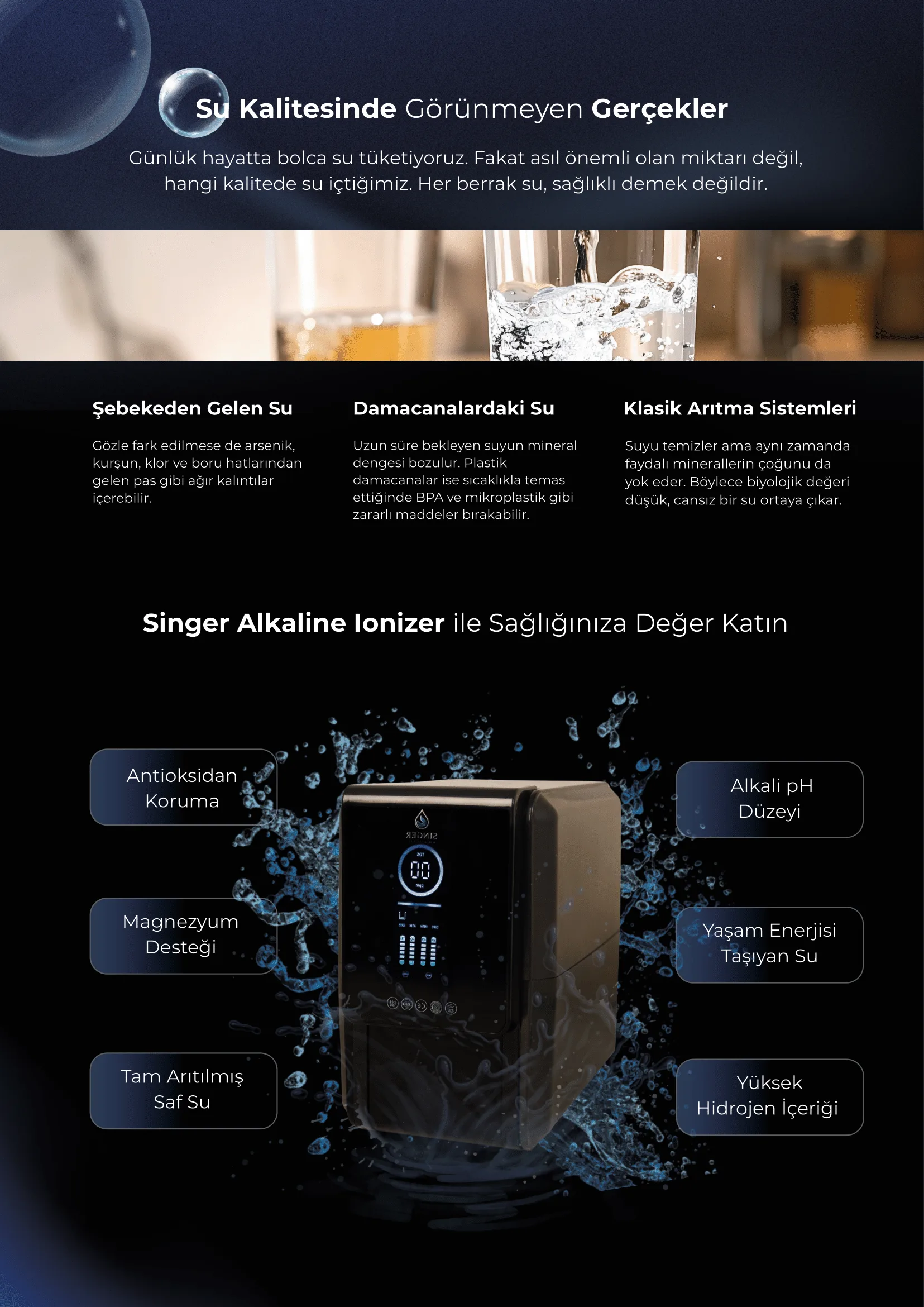 Singer Alkali İyonizer Tanıtım