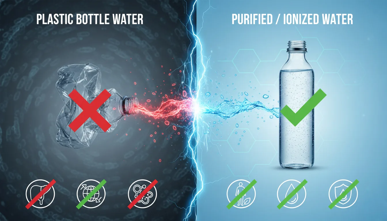 Plastik şişe suların zararları ve mikroplastik tehlikesi